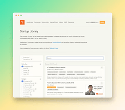 YCombinator Startup Library